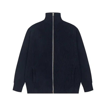 Ribbed Knit Pullover for Men