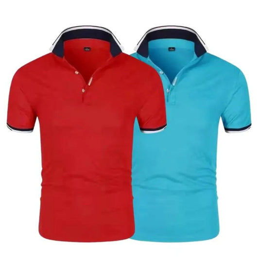 Buy 1, Get 2 Free – Polo Shirt Set + FREE Watch Gift