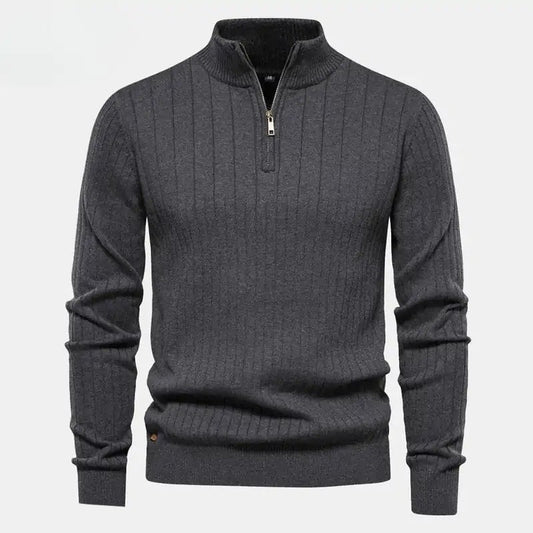 Zippered Sweater for Men