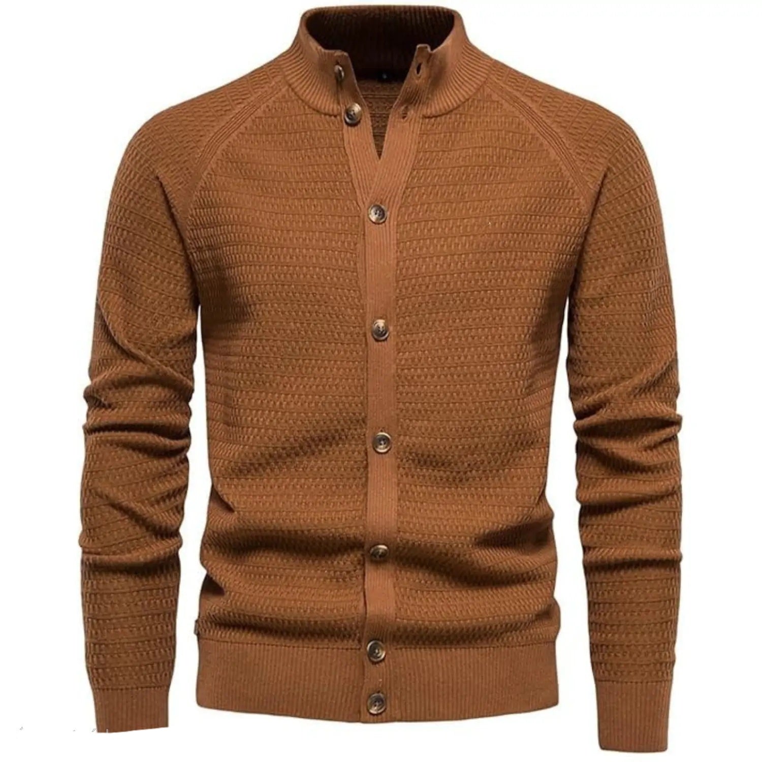 Knitted Cardigan with Classic Button Detailing