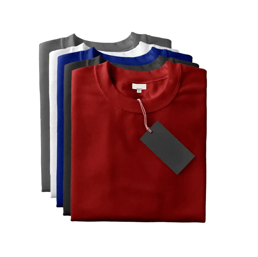 Buy 2, Get 1 Free – 3-Pack Cotton T-Shirts